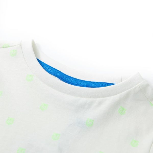 T-shirt infantil cor cru 104 - Image 3