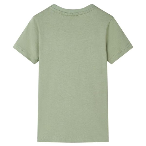 T-shirt infantil caqui-claro 92 - Image 2