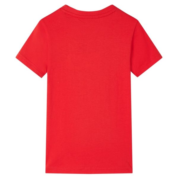 T-shirt infantil vermelho 116 - Image 2