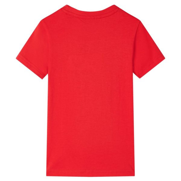 T-shirt infantil vermelho 128 - Image 2