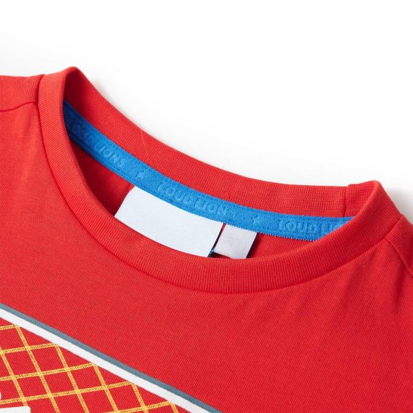 T-shirt infantil vermelho 140 - Image 3