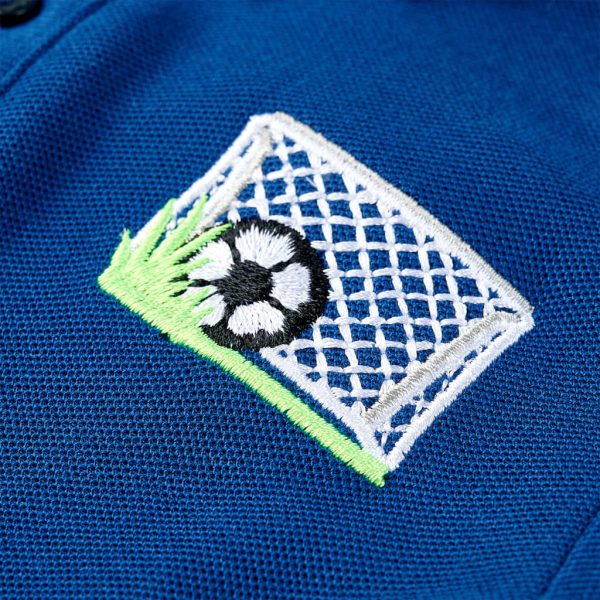 Polo para criança azul-escuro 104 - Image 4