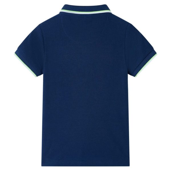 Polo para criança azul-marinho 128 - Image 2