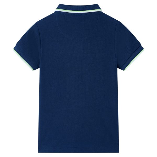 Polo para criança azul-marinho 140 - Image 2