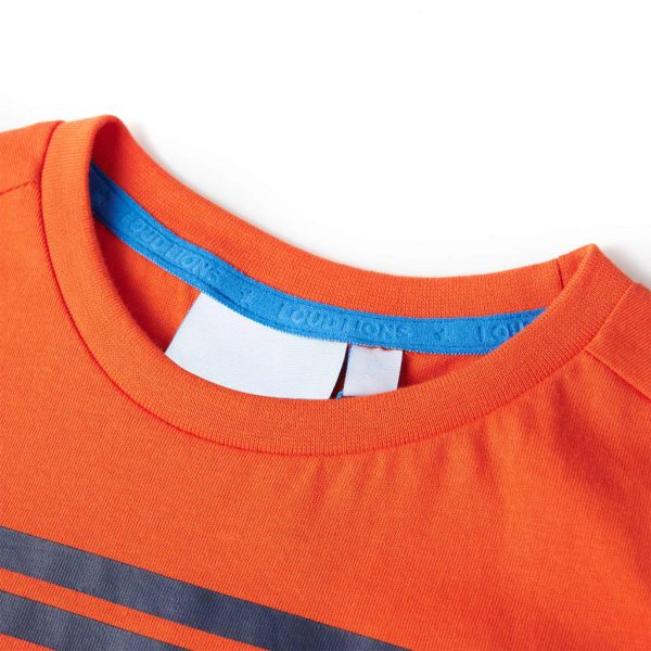 T-shirt de criança laranja-escuro 92 - Image 3