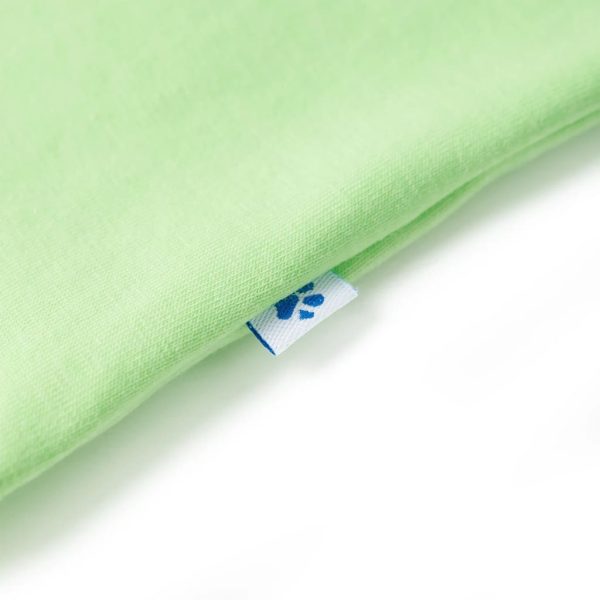T-shirt para criança verde-néon 92 - Image 5