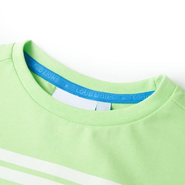 T-shirt para criança verde-néon 116 - Image 3