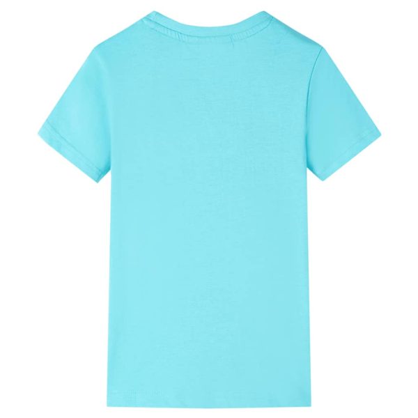 T-shirt para criança ciano 116 - Image 2