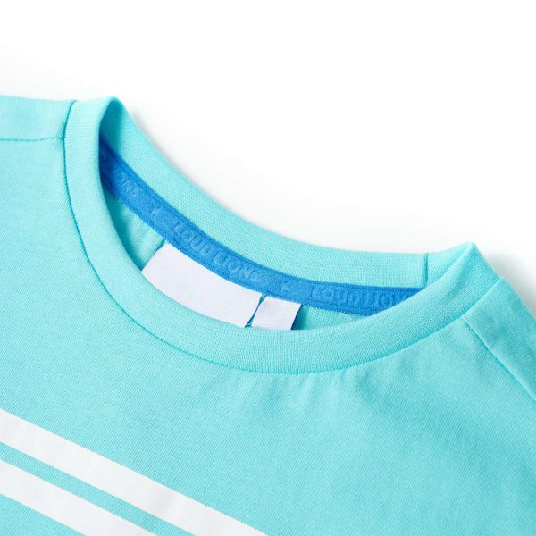 T-shirt para criança ciano 116 - Image 3