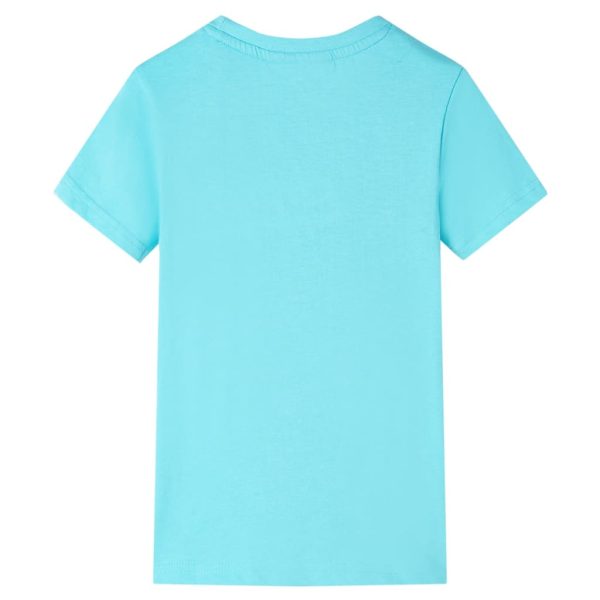 T-shirt para criança ciano 128 - Image 2