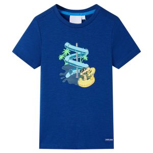 T-shirt para criança azul-escuro 104