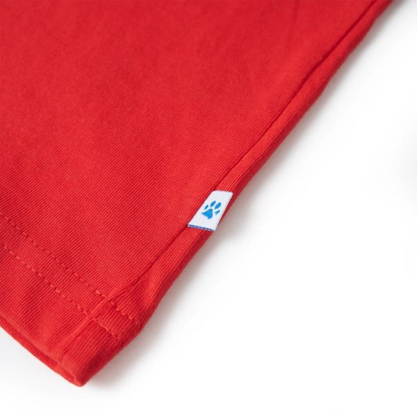 T-shirt para criança vermelho 92 - Image 5