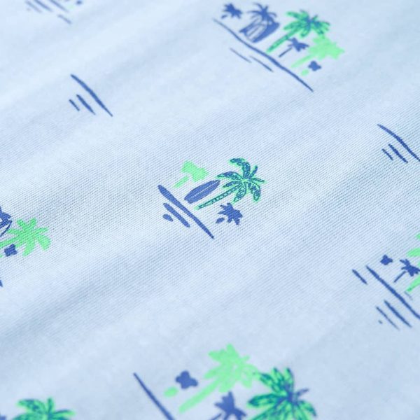 T-shirt para criança azul 92 - Image 5