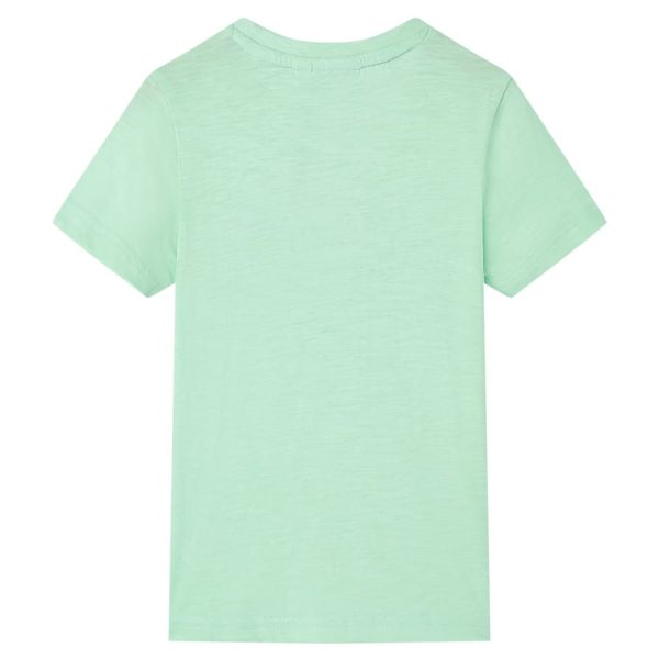 T-shirt de criança verde-claro 104 - Image 2
