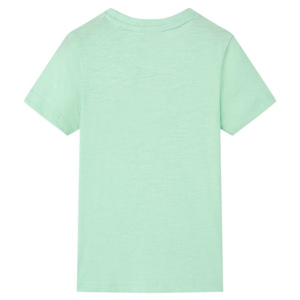 T-shirt de criança verde-claro 128 - Image 2