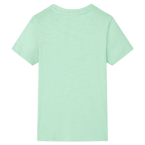 T-shirt de criança verde-claro 140 - Image 2
