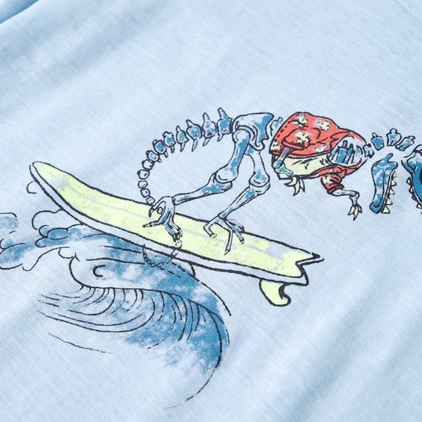 T-shirt para criança azul 92 - Image 4
