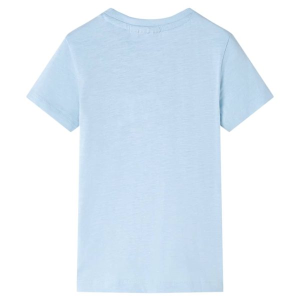 T-shirt para criança azul 104 - Image 2