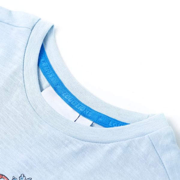 T-shirt para criança azul 104 - Image 3
