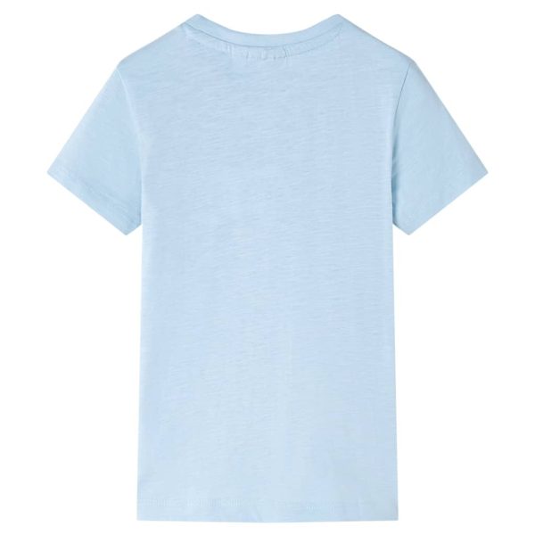 T-shirt para criança azul 128 - Image 2