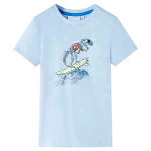 T-shirt para criança azul 140