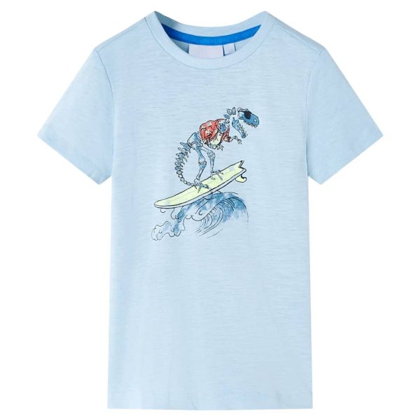 T-shirt para criança azul 140