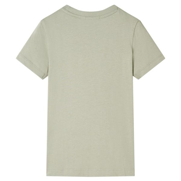 T-shirt infantil caqui-claro 92 - Image 2