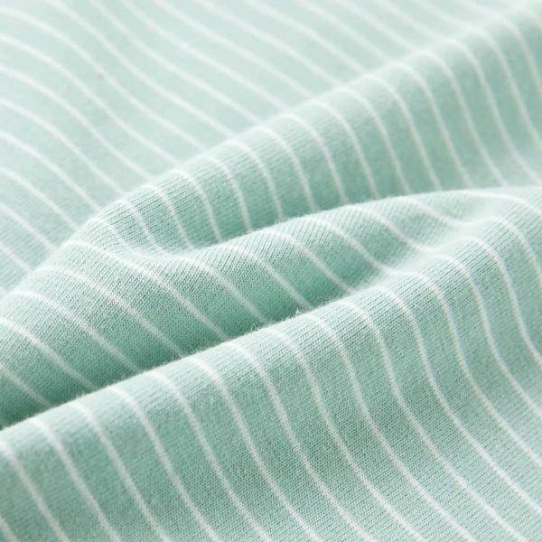 T-shirt para criança com riscas menta-claro 92 - Image 7