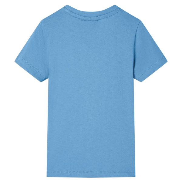 T-shirt de criança azul médio 92 - Image 2