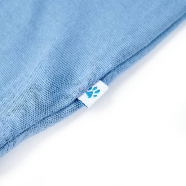 T-shirt de criança azul médio 92 - Image 5