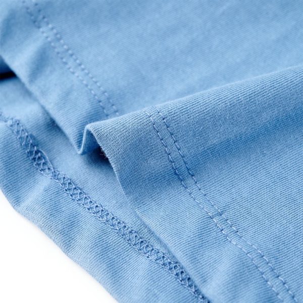 T-shirt de criança azul médio 92 - Image 6