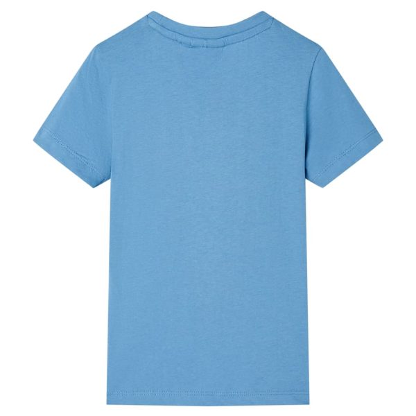 T-shirt de criança azul médio 104 - Image 2