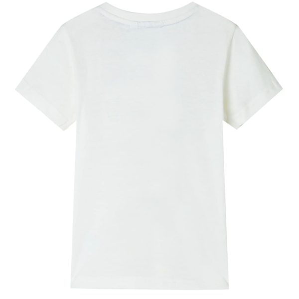 T-shirt infantil cor cru 104 - Image 2