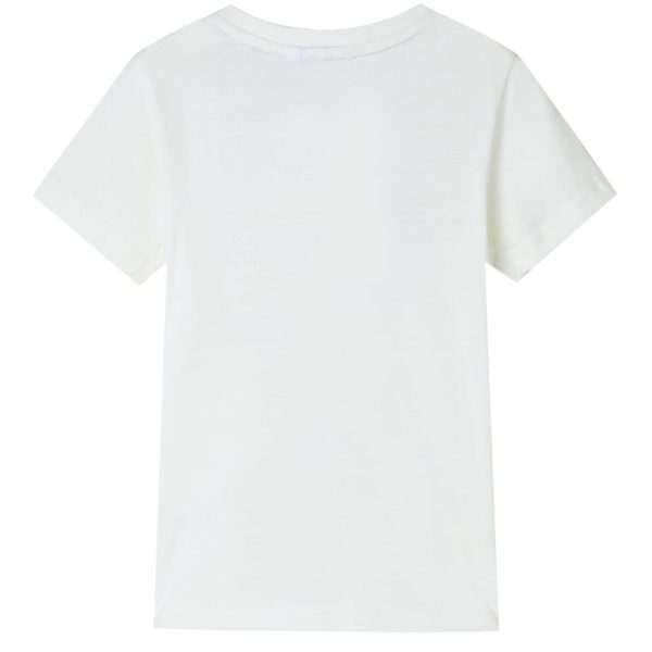 T-shirt infantil cor cru 128 - Image 2
