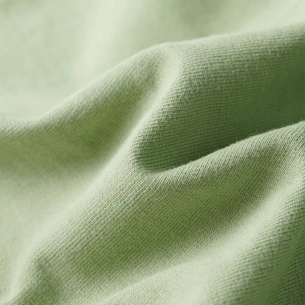 Sweatshirt para criança com capuz e fecho caqui 128 - Image 7