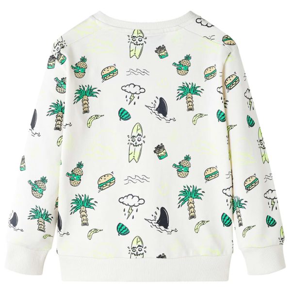 Sweatshirt para criança cor cru suave 128 - Image 2