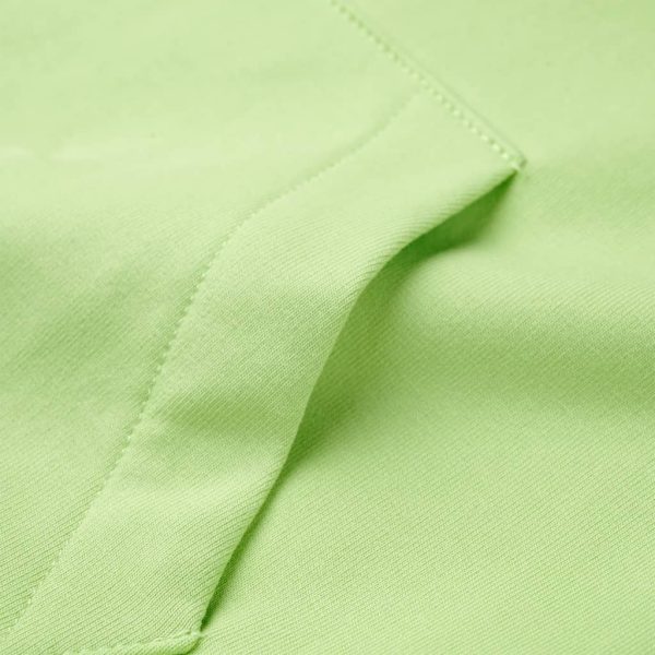 Sweatshirt para criança com capuz azul e amarelo-claro 92 - Image 5