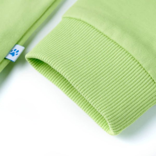 Sweatshirt para criança com capuz azul e amarelo-claro 92 - Image 6