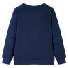 Sweatshirt para criança azul-escuro mesclado 128 - Image 2