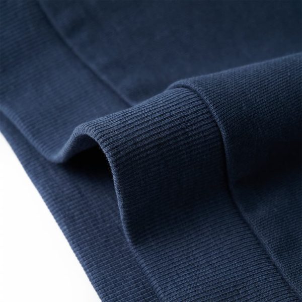 Sweatshirt para criança azul-escuro mesclado 140 - Image 6