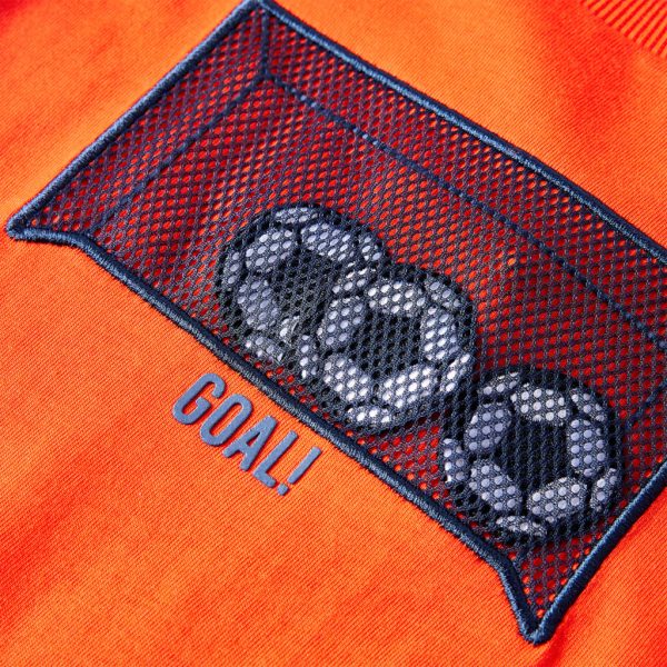T-shirt de manga comprida para criança laranja brilhante 116 - Image 4