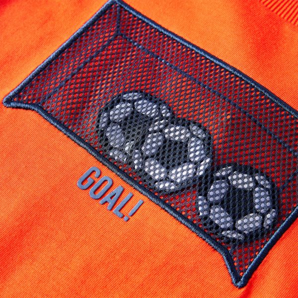 T-shirt de manga comprida para criança laranja brilhante 128 - Image 4