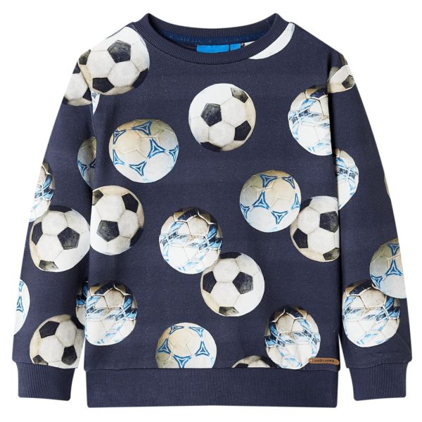 Sweatshirt para criança azul-marinho 92