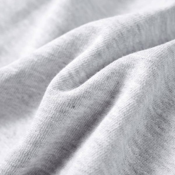 Sweatshirt para criança com capuz cinzento mesclado e laranja 92 - Image 7