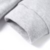 Sweatshirt para criança com capuz cinzento mesclado e laranja 104 - Image 5