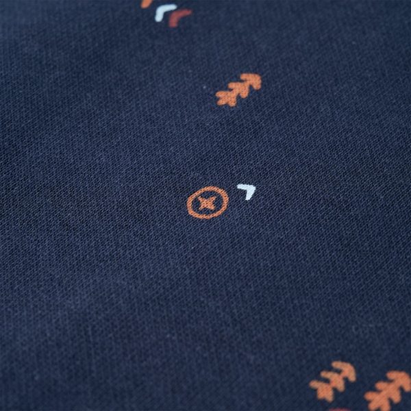 Sweatshirt para criança azul-marinho mesclado 116 - Image 4