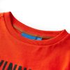 T-shirt de manga comprida para criança laranja brilhante 92 - Image 3