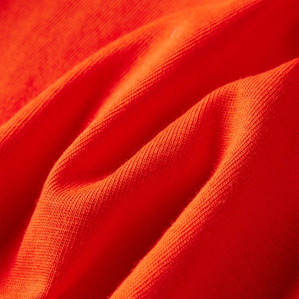 T-shirt de manga comprida para criança laranja brilhante 92 - Image 7