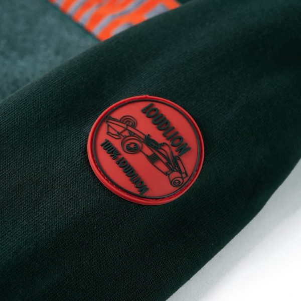 Sweatshirt com capuz verde-escuro 92 - Image 5