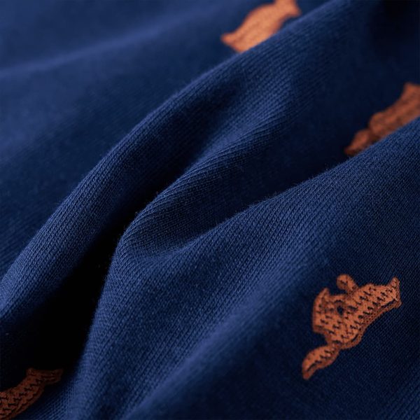Camisa de criança azul-marinho 92 - Image 7